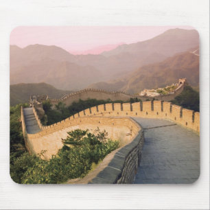 Tapis De Souris Chine, comté de Huairou, Coucher de soleil sur le