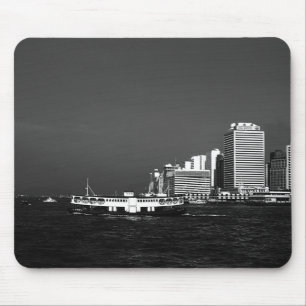 Tapis De Souris Chine Hong Kong bateau gratte-ciel mer Poste vint
