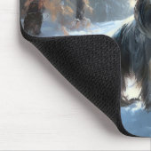 Tapis De Souris Chinois Crested Laisser Il Neige Noël (Coin)