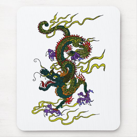 Tapis de souris chinois de dragon (Devant)