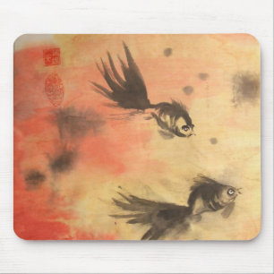 Tapis De Souris Chinois Golfish Mousepad