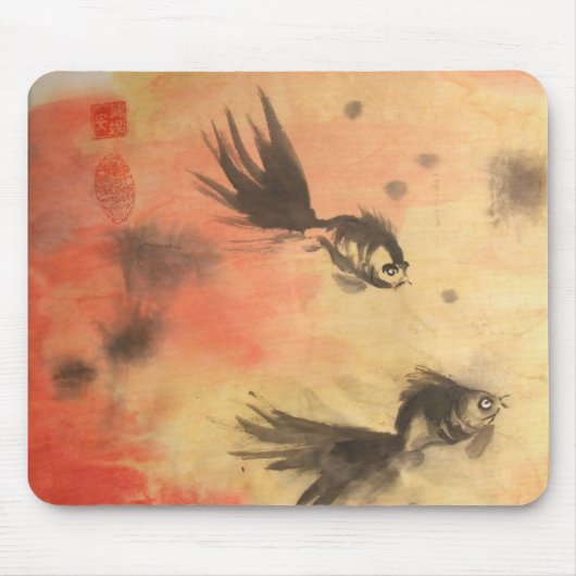 Tapis De Souris Chinois Golfish Mousepad (Devant)