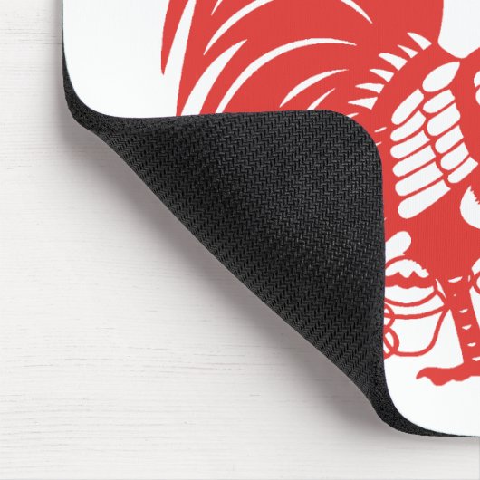 Tapis De Souris Chinois Papier-Coq Année Zodiac Anniversaire MP (Coin)