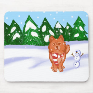 Tapis De Souris Chiot à neige