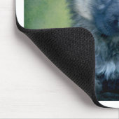 Tapis De Souris Chiot allemand long couvert (Coin)