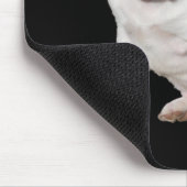 Tapis De Souris Chiot blanc de Pitbull de bébé (Coin)