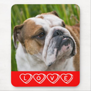 Tapis de souris chiot bouledogue anglais