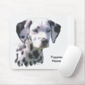 Tapis De Souris Chiot dalmate (Avec souris)