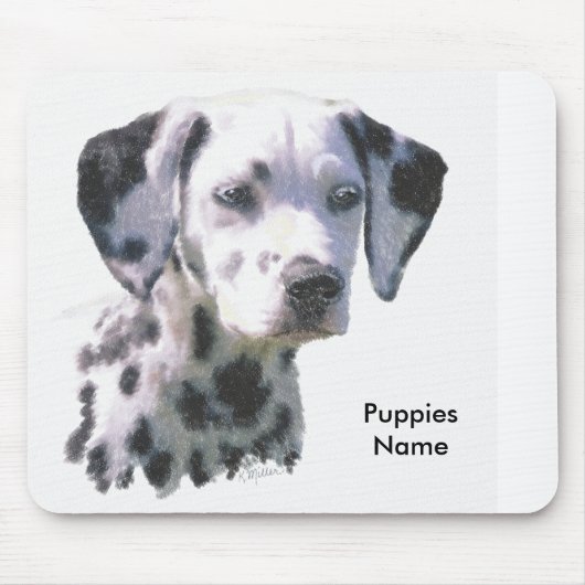 Tapis De Souris Chiot dalmate (Devant)