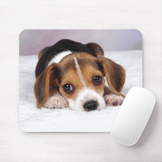 Tapis De Souris Chiot de beagle (Avec souris)