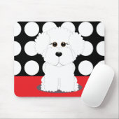 Tapis De Souris Chiot de Bichon (Avec souris)