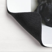 Tapis De Souris Chiot de Carlin noir (Coin)
