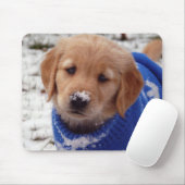 Tapis De Souris Chiot de golden retriever (Avec souris)