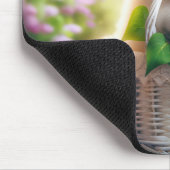 Tapis De Souris Chiot De Retriever Doré Avec Panier Lilac (Coin)