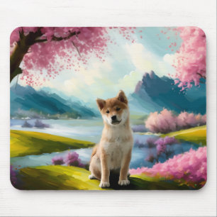 Tapis De Souris Chiot de Shiba Inu