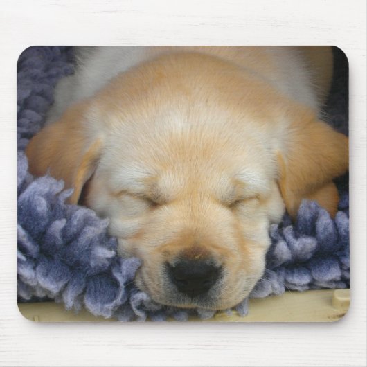Tapis De Souris Chiot de sommeil (Devant)
