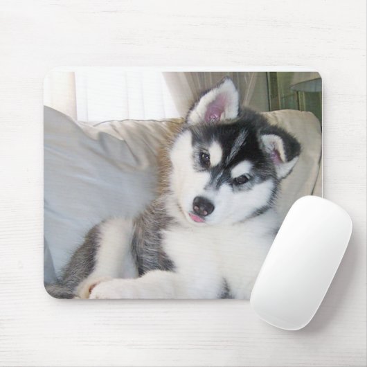 Tapis De Souris Chiot enroué Mousepad (Avec souris)