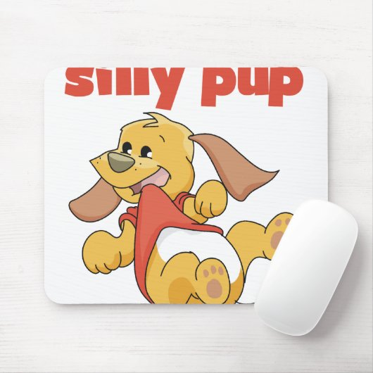 Tapis De Souris Chiot idiot (Avec souris)