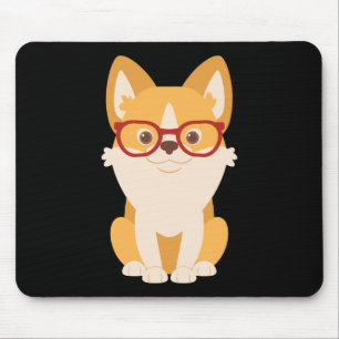 Tapis De Souris Chiot Mignon Chien Dessin Animé Pembroke Welsh Cor