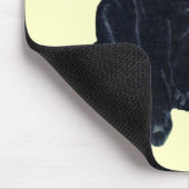 Tapis De Souris Chiot noir de Labrador (Coin)