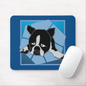 Tapis De Souris Chiot triste (Avec souris)