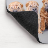 Tapis De Souris Chiots chinois Shar Pei (Coin)