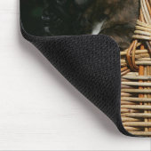 Tapis De Souris Chiots de boxeur dans le panier (Coin)