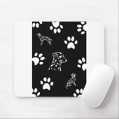 Tapis De Souris Chiots de Dalmation (Avec souris)