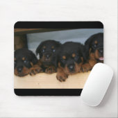 Tapis De Souris chiots de rottie (Avec souris)
