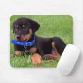 Tapis De Souris chiots de rottweiler (Avec souris)