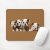 Tapis De Souris Chiots Mousepad de bouledogue (Avec souris)