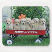 Tapis De Souris Chiots Mousepad de chariot (Devant)
