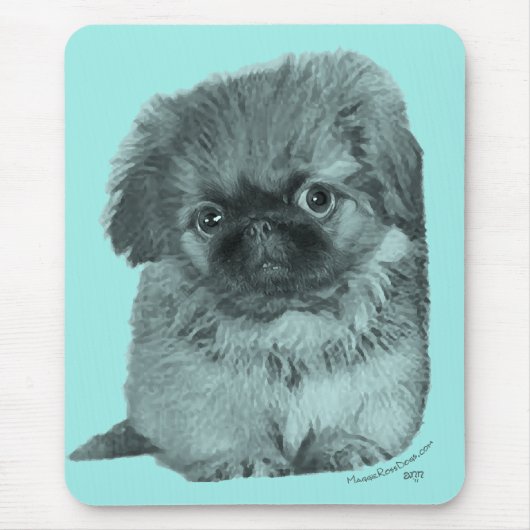Tapis De Souris Chiots Pékinois (Devant)