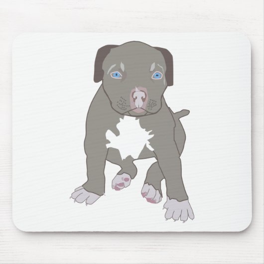 Tapis De Souris Chiots Pitbull (Devant)