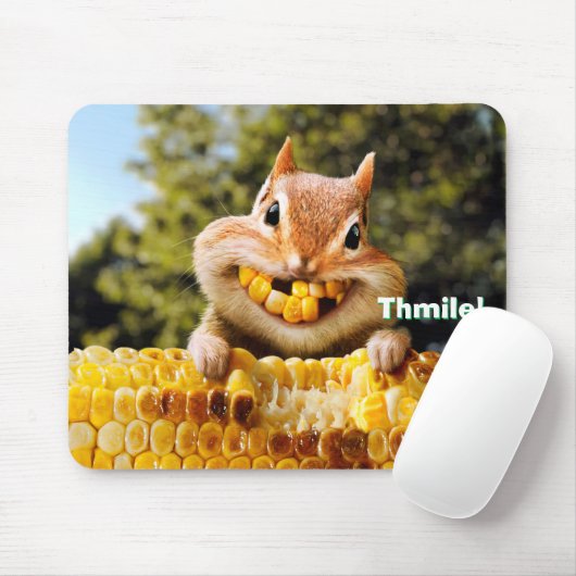 Tapis De Souris Chipmunk Mating Corn (Avec souris)