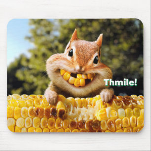Tapis De Souris Chipmunk Mating Corn