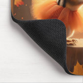 Tapis De Souris Chipmunks Avec Tutus Sur Le Pompage D'Automne (Coin)