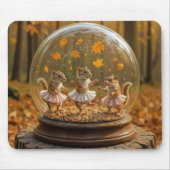 Tapis De Souris Chipmunks Dancing In a Glass Globe (Devant)