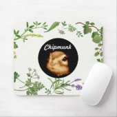 Tapis De Souris chipmunk's face　(photograph) (Avec souris)