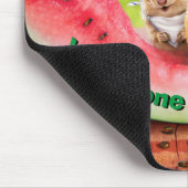 Tapis De Souris Chipmunks mangeant de la pastèque (Coin)