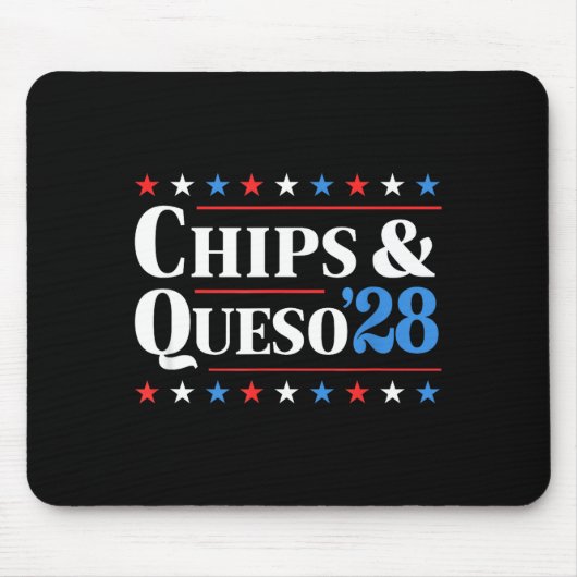 Tapis De Souris Chips And Queso 2028 Funny Presidential Election 2 (Devant)