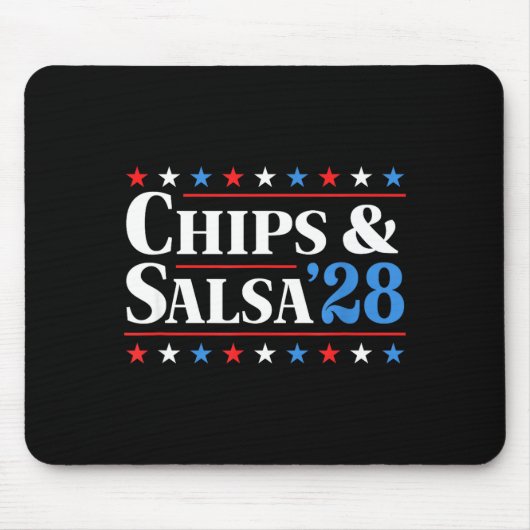 Tapis De Souris Chips And Salsa 2028 Funny Presidential Election 2 (Devant)