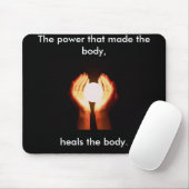 Tapis De Souris Chiropractie Mousepad "la puissance " (Avec souris)