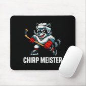Tapis De Souris Chirp Meister Funny Hockey Raccoon Traalker (Avec souris)