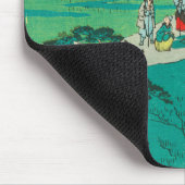 Tapis De Souris Chiryuu, Japon : Impression de bloc de bois Ukiyo- (Coin)