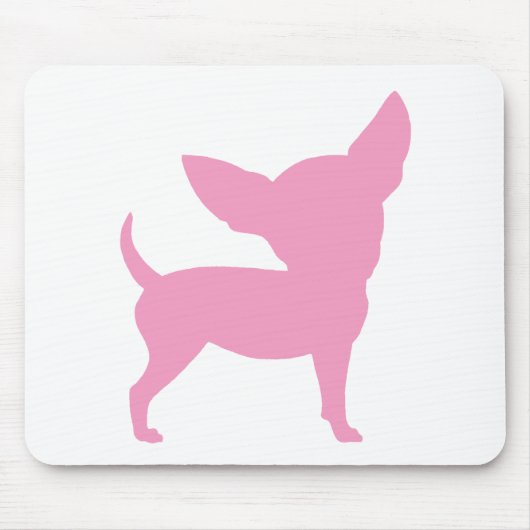 Tapis De Souris Chiwawa drôle rose (Devant)