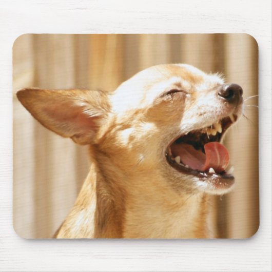 Tapis De Souris Chiwawa riant (Devant)