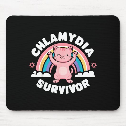 Tapis De Souris Chlamydia Survivor (Devant)