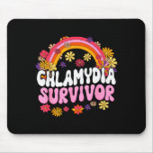 Tapis De Souris Chlamydia Survivor Funny Graphic  (Devant)