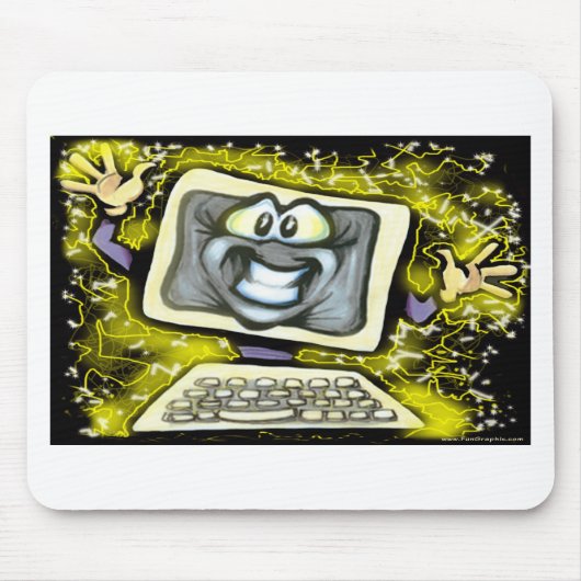 Tapis De Souris Choc informatique (Devant)